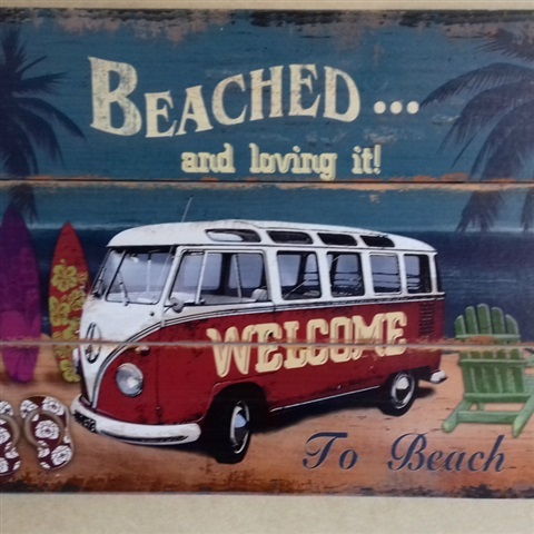 Welcome Beached 30 x 40 cm