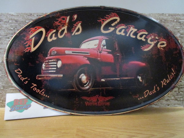 Dad's garage Ford 56 x 34 cm