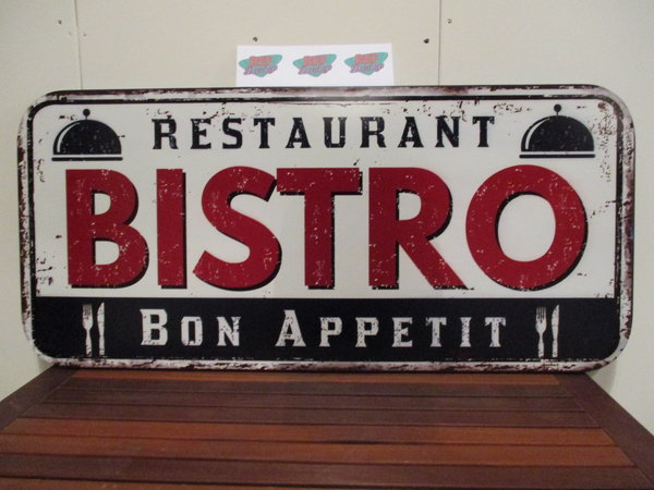 Restaurant bistro 100x46 cm