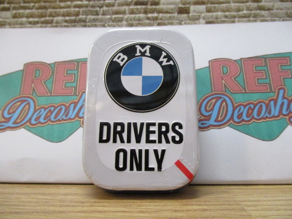 BMW Drivers only Mintdoosje