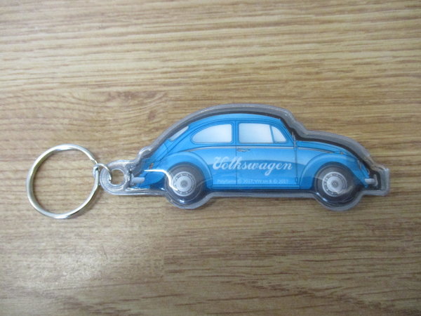 Volkswagen Kever sleutelhanger met licht  Blauw