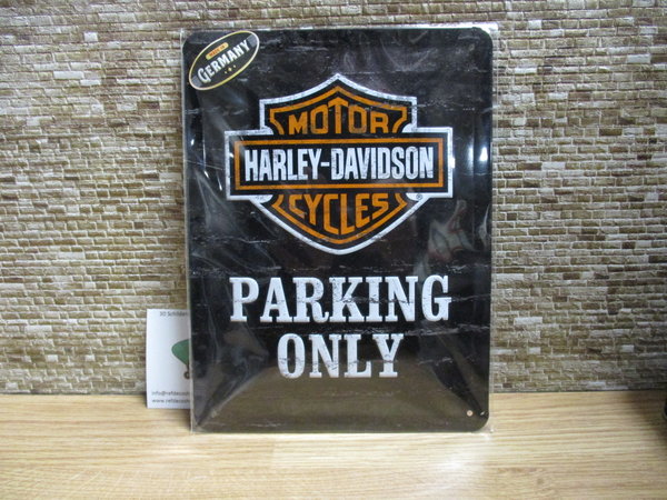 Harley davidson Parking only