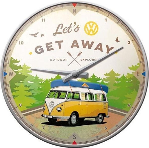 Lets get away Volkswagen t1 klok