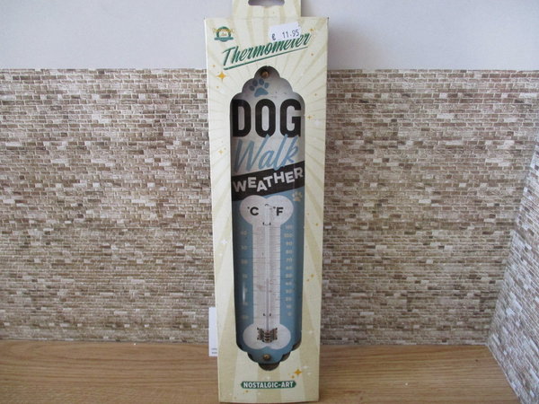 Dog walk thermometer