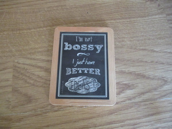 i'm not bossy