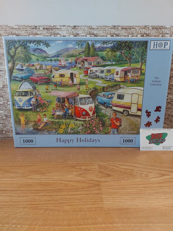 Puzzel happy holidays